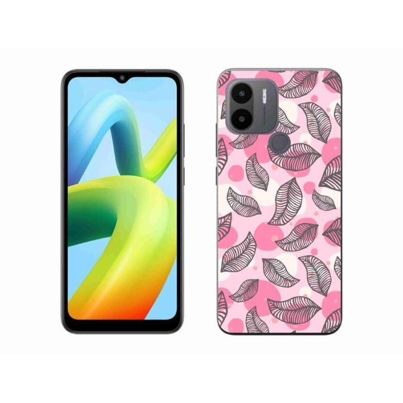 Gelový kryt mmCase na Xiaomi Redmi A1+/A2+ - kreslené padající listy