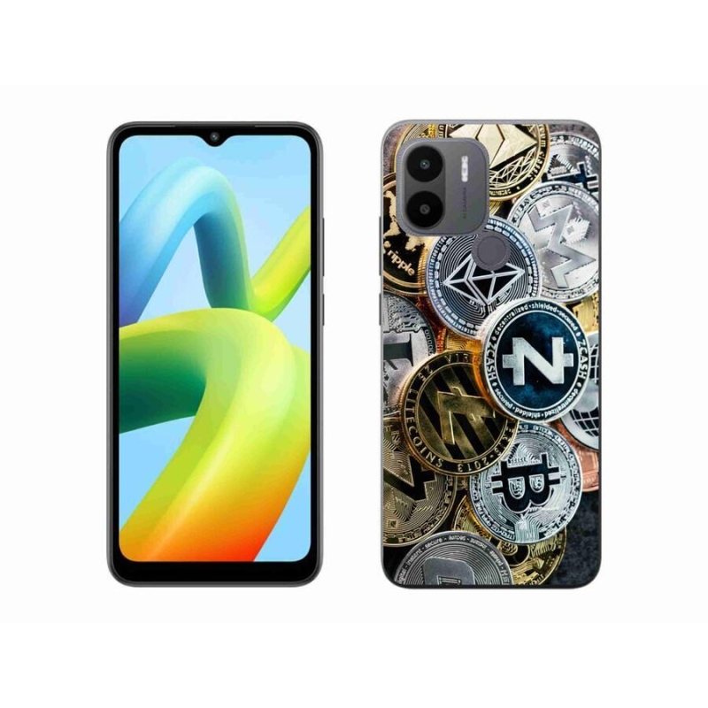 Gelový kryt mmCase na Xiaomi Redmi A1+/A2+ - kryptoměny