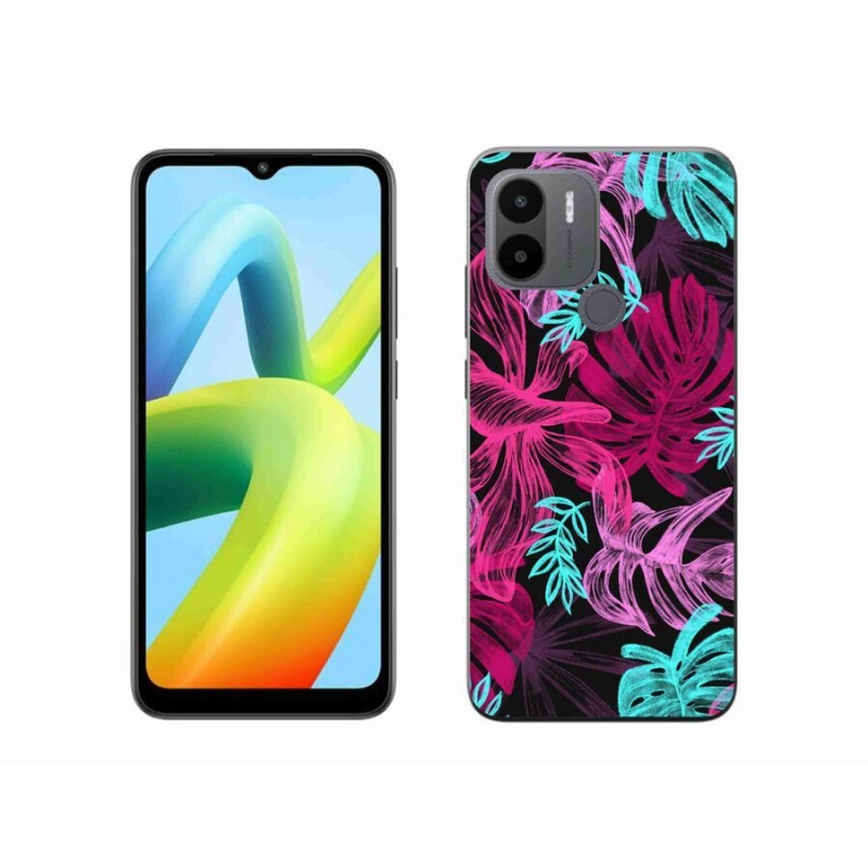 Gelový kryt mmCase na Xiaomi Redmi A1+/A2+ - květiny 1
