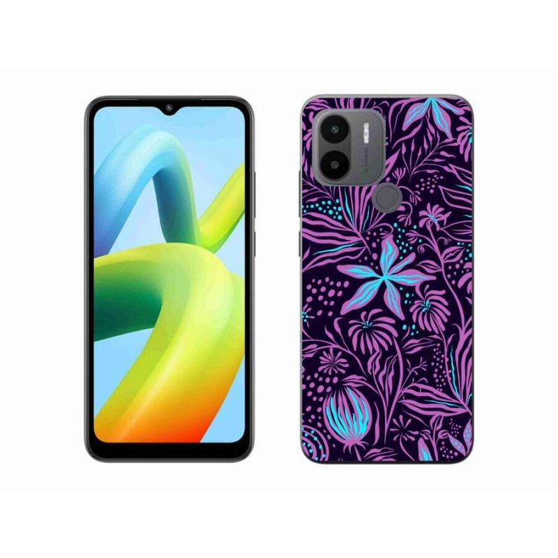 Gelový kryt mmCase na Xiaomi Redmi A1+/A2+ - květiny 2