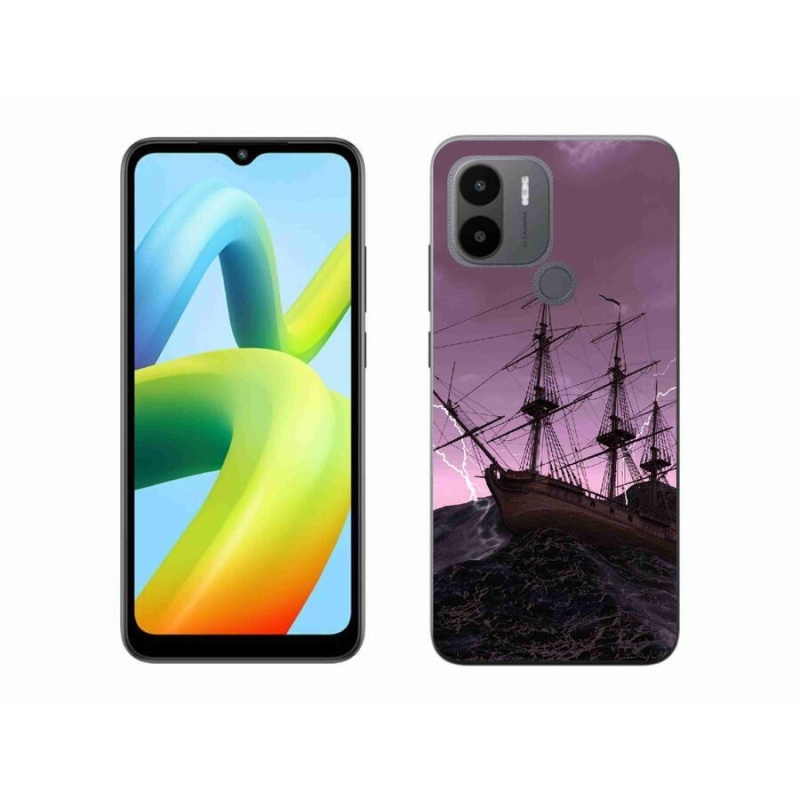 Gelový kryt mmCase na Xiaomi Redmi A1+/A2+ - loď v bouři