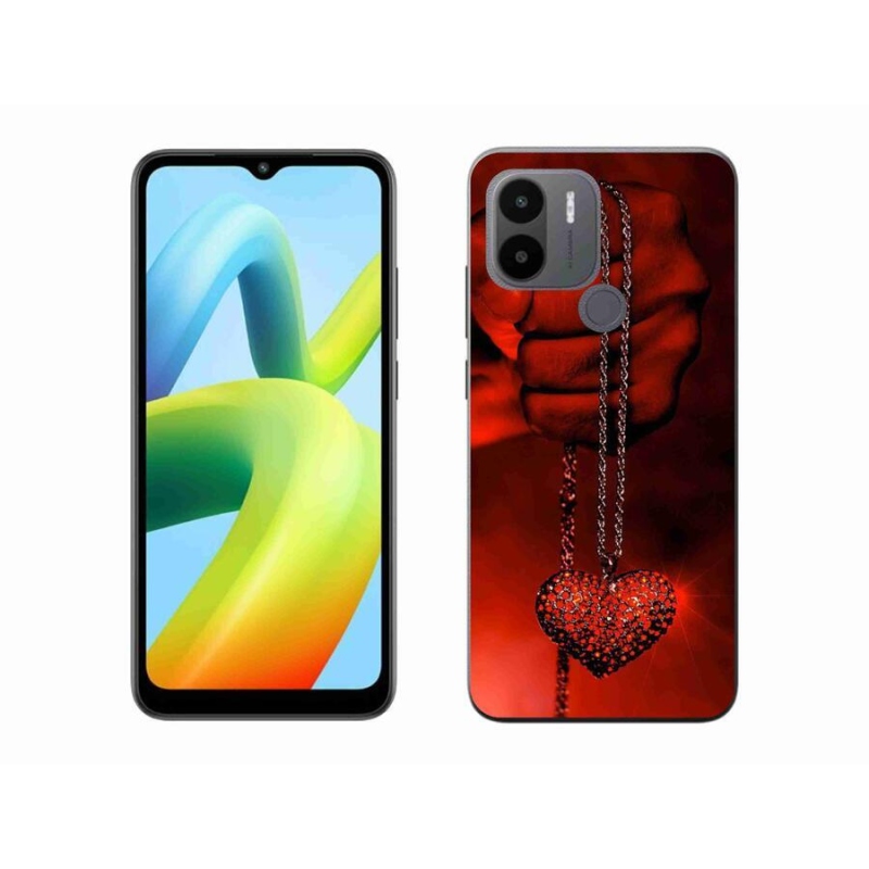 Gelový kryt mmCase na Xiaomi Redmi A1+/A2+ - náhrdelník