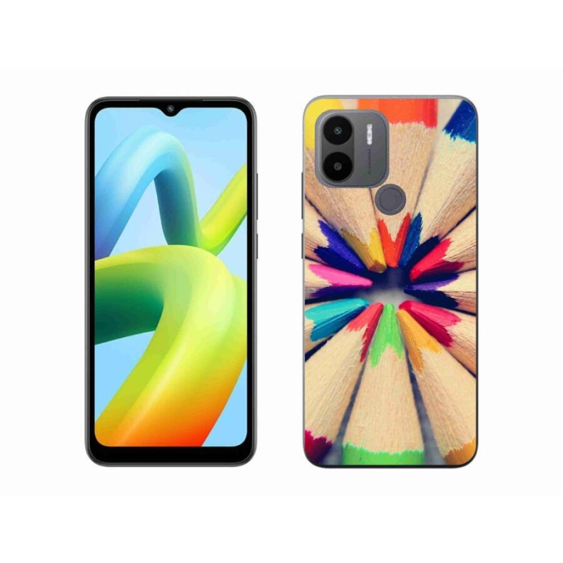 Gelový kryt mmCase na Xiaomi Redmi A1+/A2+ - pastelky