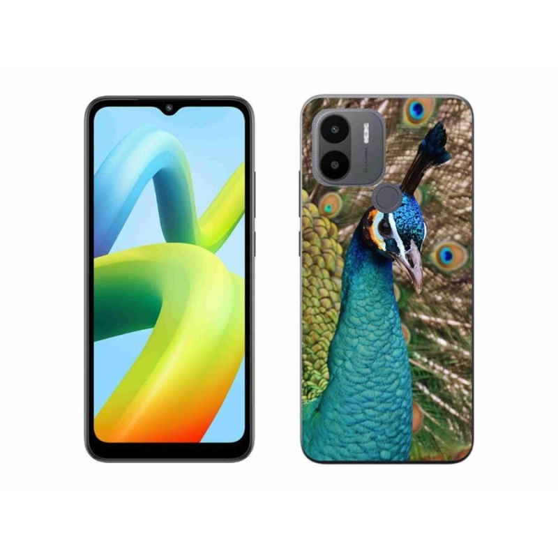 Gelový kryt mmCase na Xiaomi Redmi A1+/A2+ - páv