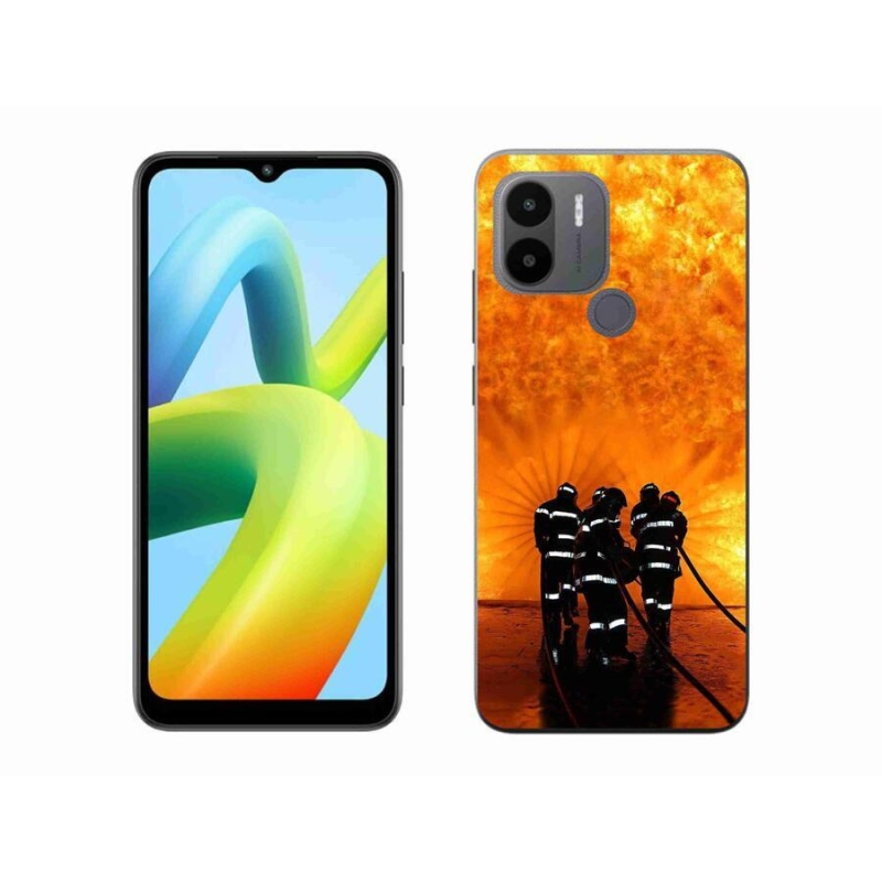 Gelový kryt mmCase na Xiaomi Redmi A1+/A2+ - požár