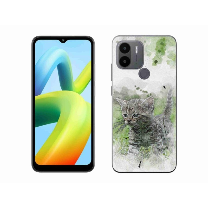 Gelový kryt mmCase na Xiaomi Redmi A1+/A2+ - roztomilé kotě 1
