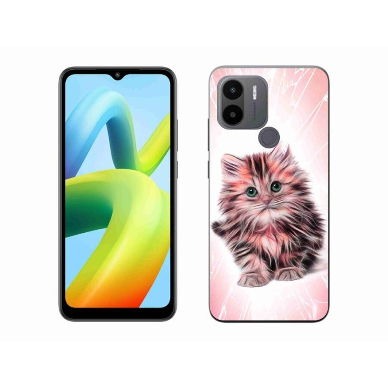 Gelový kryt mmCase na Xiaomi Redmi A1+/A2+ - roztomilé kotě