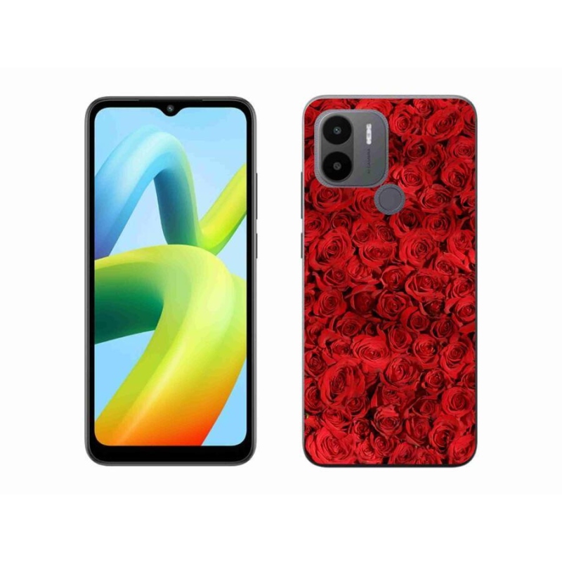 Gelový kryt mmCase na Xiaomi Redmi A1+/A2+ - růže