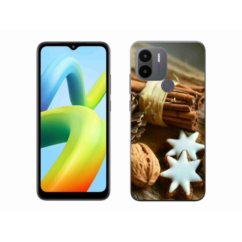 Gelový kryt mmCase na Xiaomi Redmi A1+/A2+ - skořice a perníčky