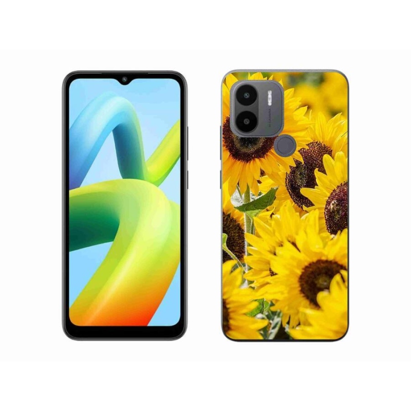 Gelový kryt mmCase na Xiaomi Redmi A1+/A2+ - slunečnice