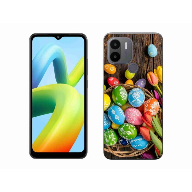 Gelový kryt mmCase na Xiaomi Redmi A1+/A2+ - velikonoční vajíčka