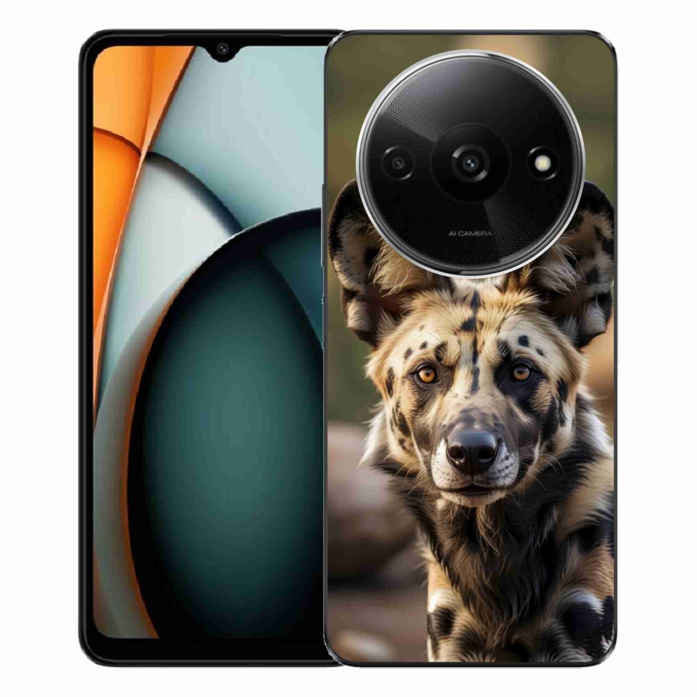 Gelový kryt mmCase na Xiaomi Redmi A3 - africký divoký pes