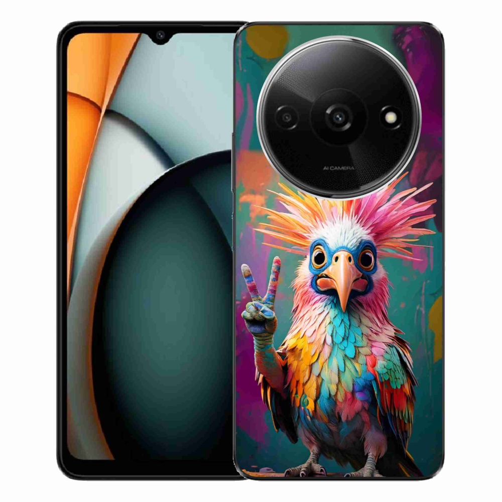 Gelový kryt mmCase na Xiaomi Redmi A3 - barevný rebel