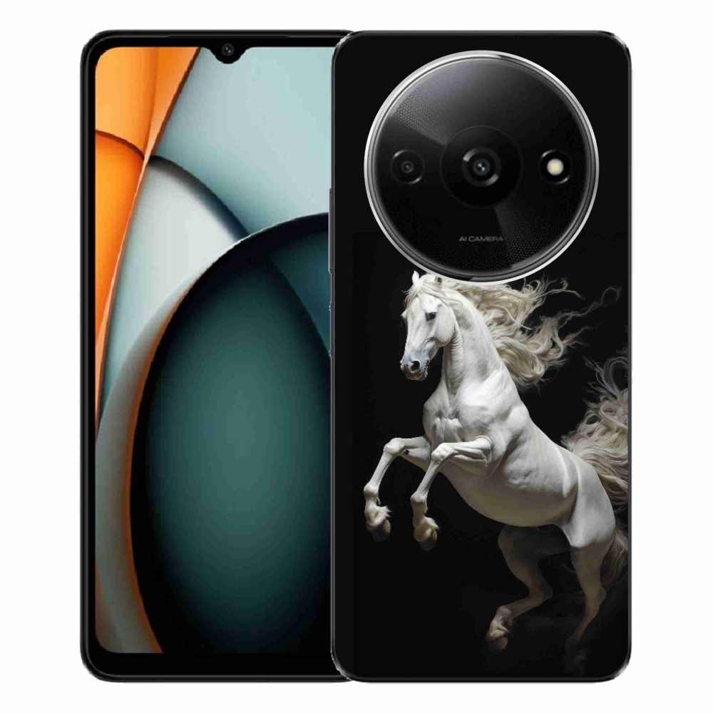 Gelový kryt mmCase na Xiaomi Redmi A3 - bílý kůň 4