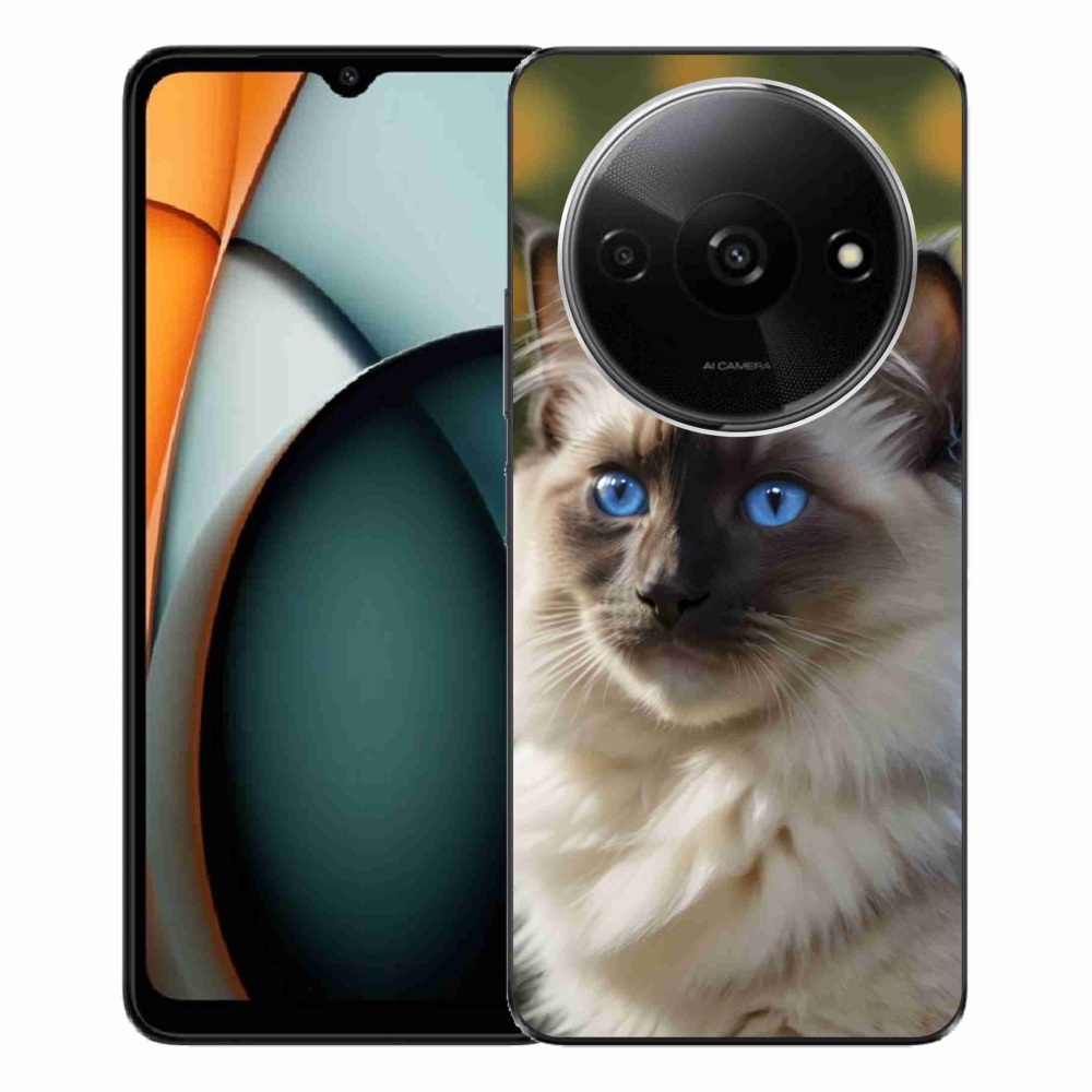 Gelový kryt mmCase na Xiaomi Redmi A3 - bílý ragdoll