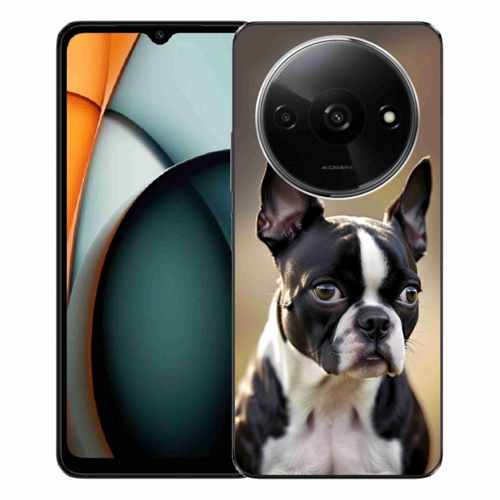 Gelový kryt mmCase na Xiaomi Redmi A3 - bostonský teriér