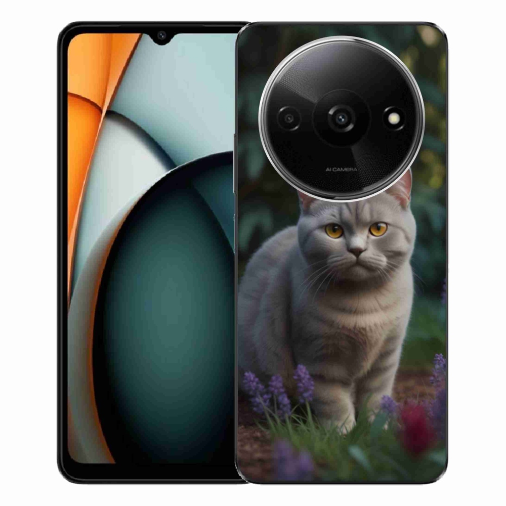 Gelový kryt mmCase na Xiaomi Redmi A3 - britská kočka