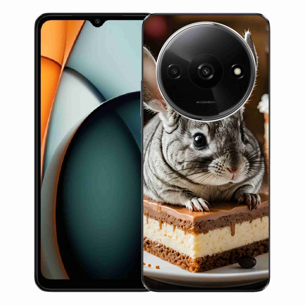Gelový kryt mmCase na Xiaomi Redmi A3 - činčila