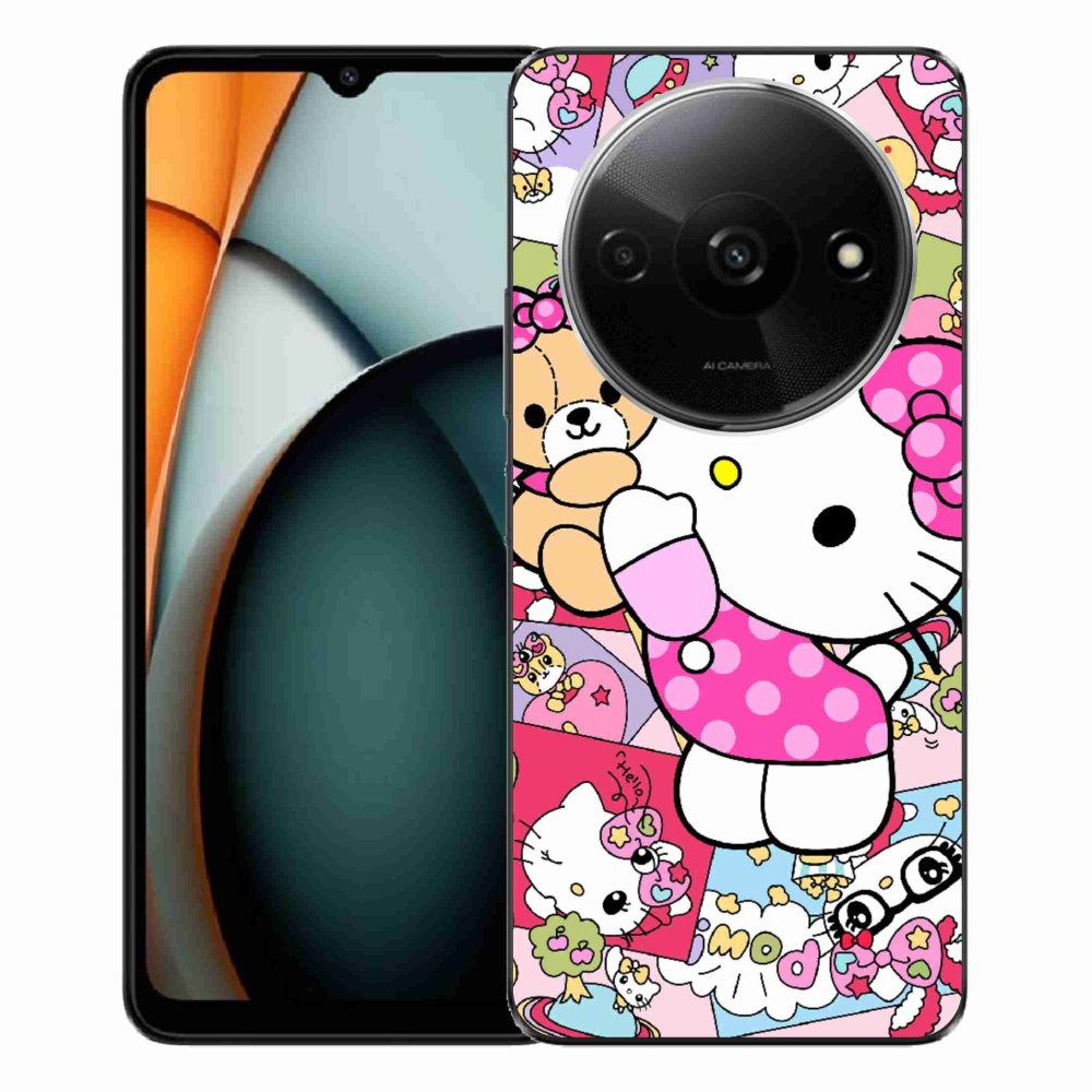 Gelový kryt mmCase na Xiaomi Redmi A3 - cute kitty