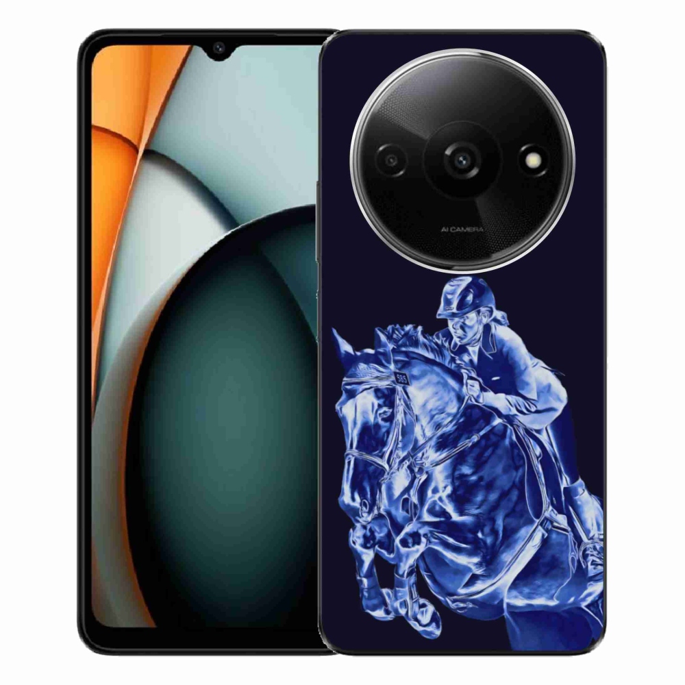 Gelový kryt mmCase na Xiaomi Redmi A3 - dostihový kůň