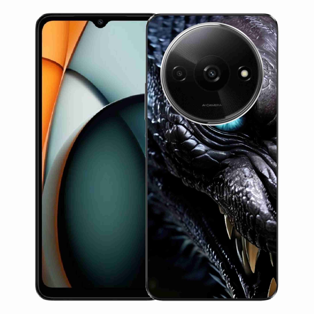 Gelový kryt mmCase na Xiaomi Redmi A3 - dračí pohled