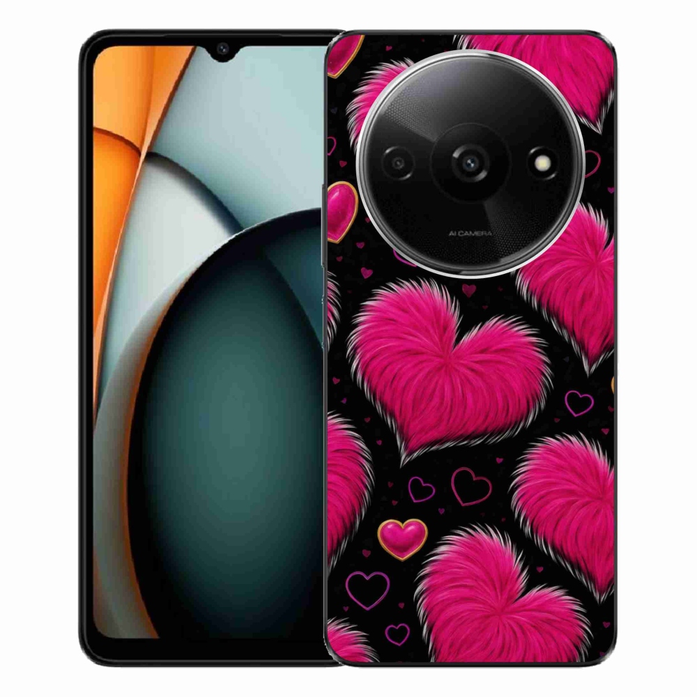 Gelový kryt mmCase na Xiaomi Redmi A3 - hebká srdce