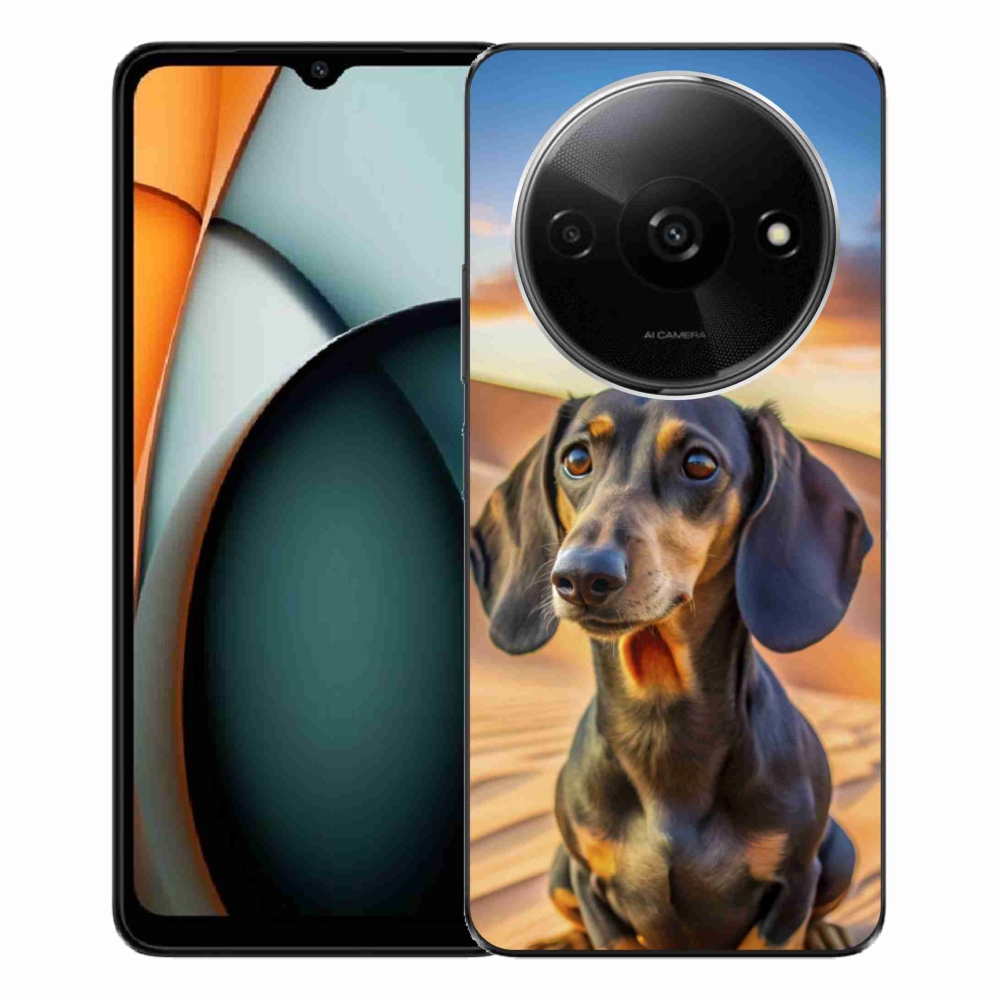 Gelový kryt mmCase na Xiaomi Redmi A3 - jezevčík 3 