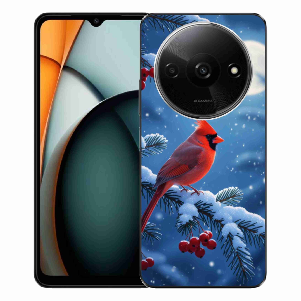 Gelový kryt mmCase na Xiaomi Redmi A3 - kardinál červený