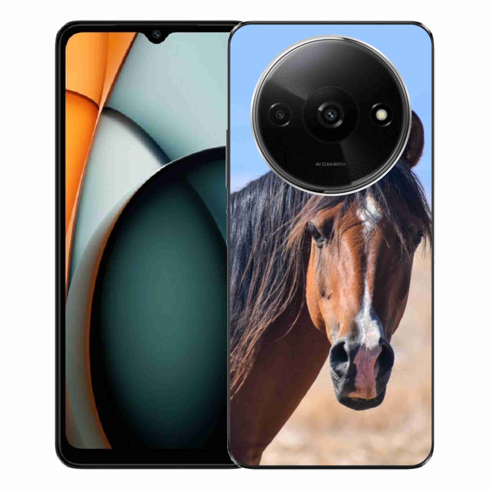 Gelový kryt mmCase na Xiaomi Redmi A3 - klidný kůň