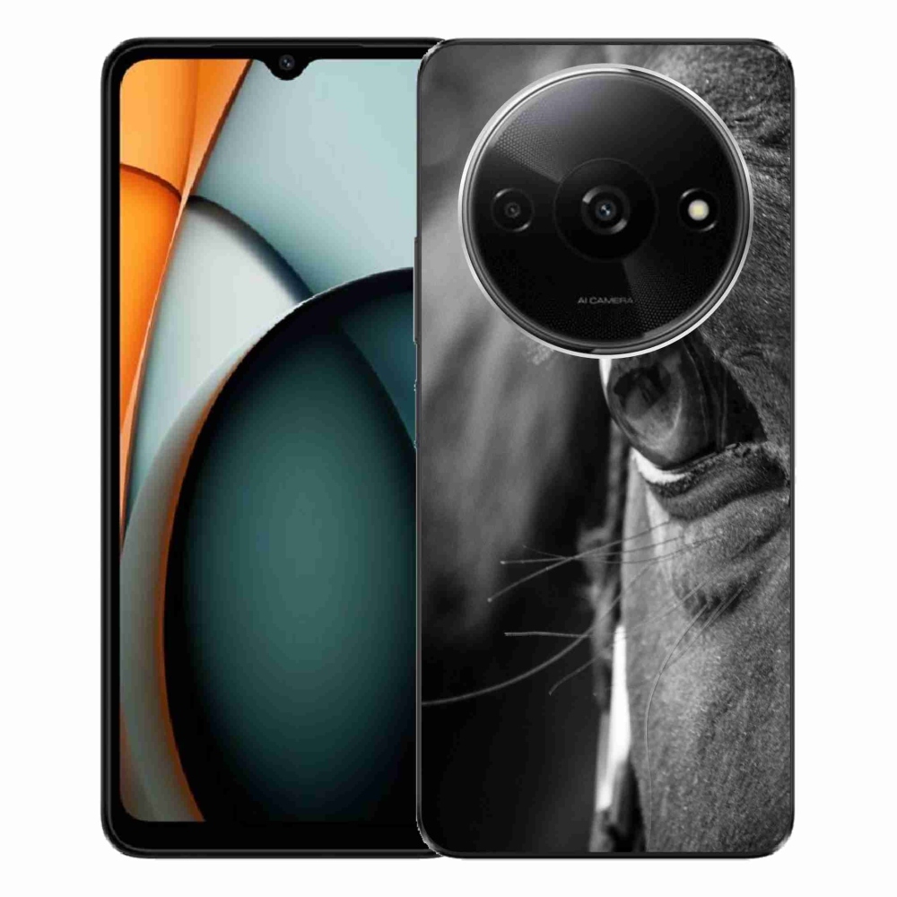 Gelový kryt mmCase na Xiaomi Redmi A3 - koňský pohled