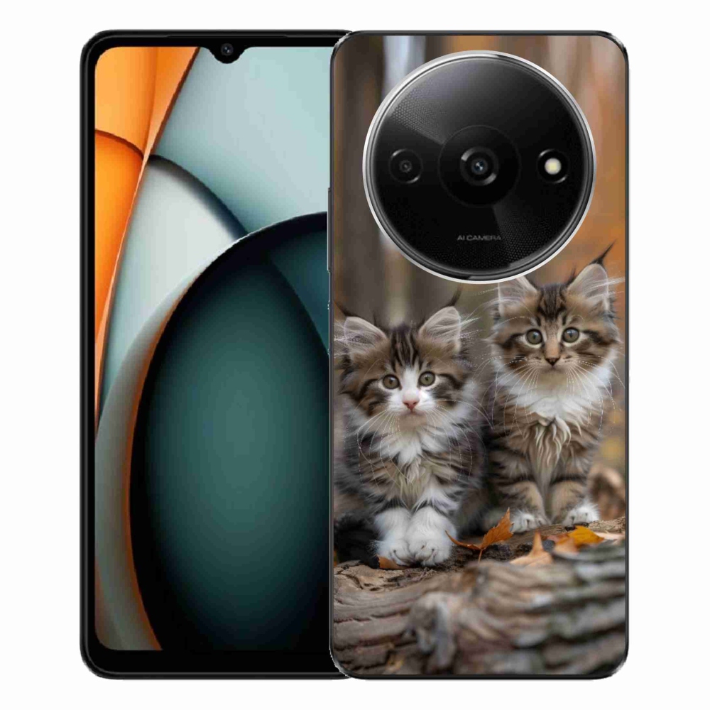 Gelový kryt mmCase na Xiaomi Redmi A3 - kočičí duo 3