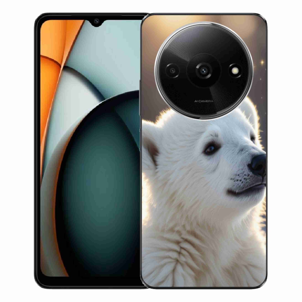 Gelový kryt mmCase na Xiaomi Redmi A3 - lední medvěd