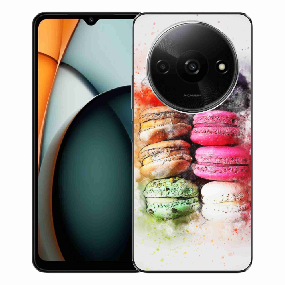 Gelový kryt mmCase na Xiaomi Redmi A3 - makrónky