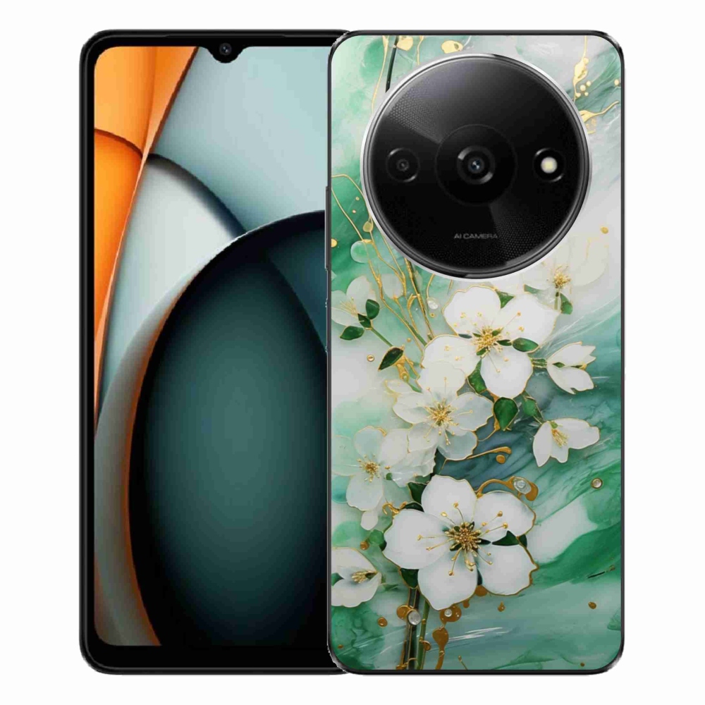 Gelový kryt mmCase na Xiaomi Redmi A3 - něžné květy