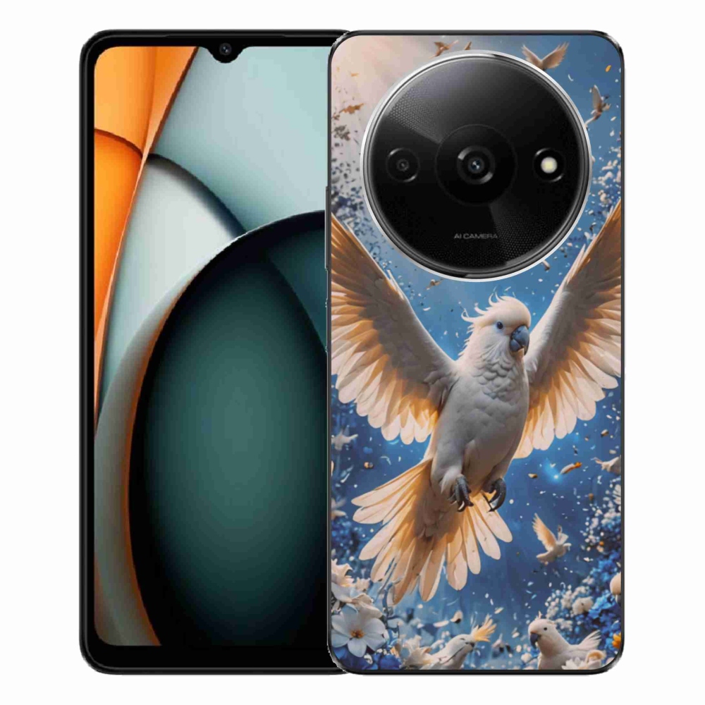Gelový kryt mmCase na Xiaomi Redmi A3 - papoušek kakadu
