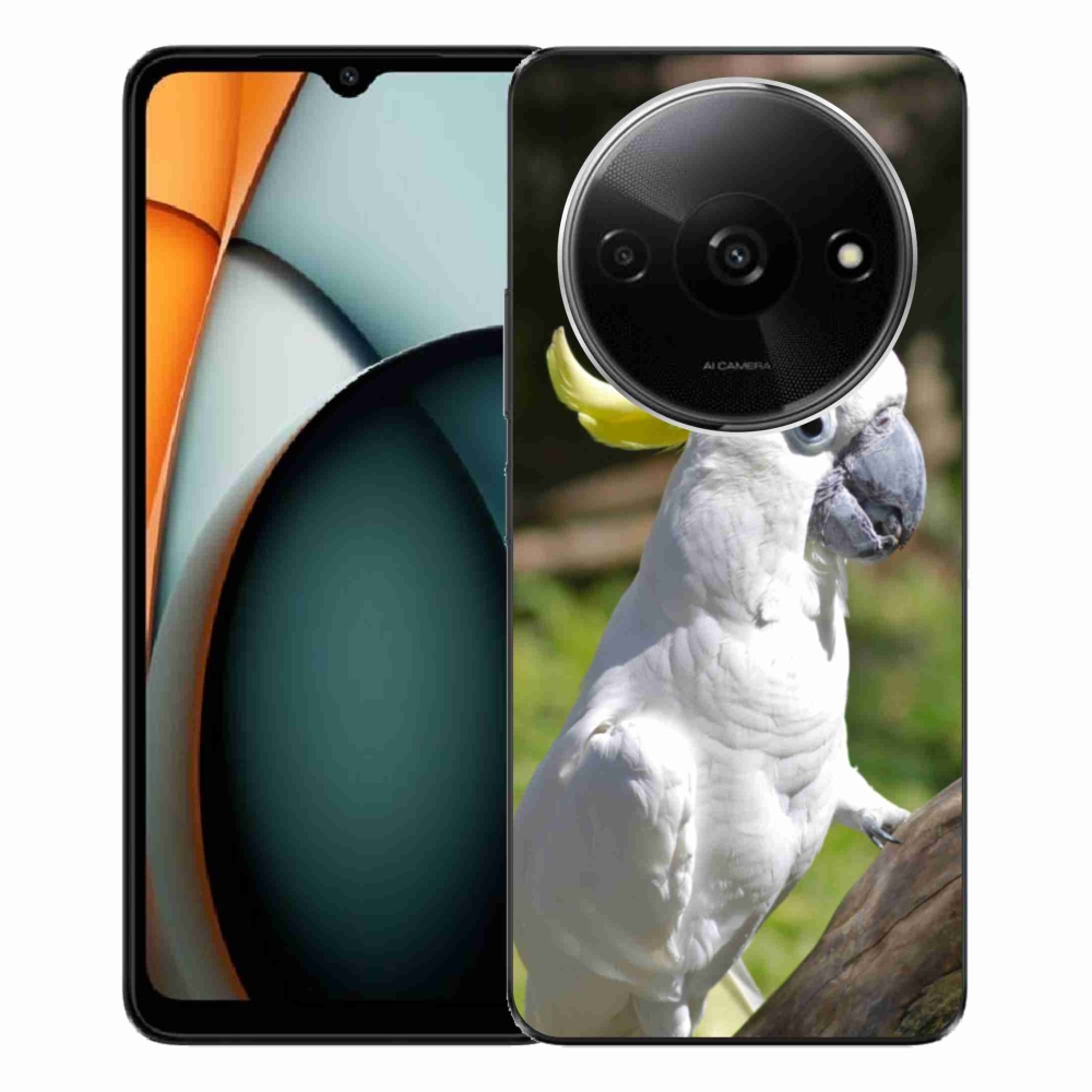 Gelový kryt mmCase na Xiaomi Redmi A3 - papoušek kakadu 2