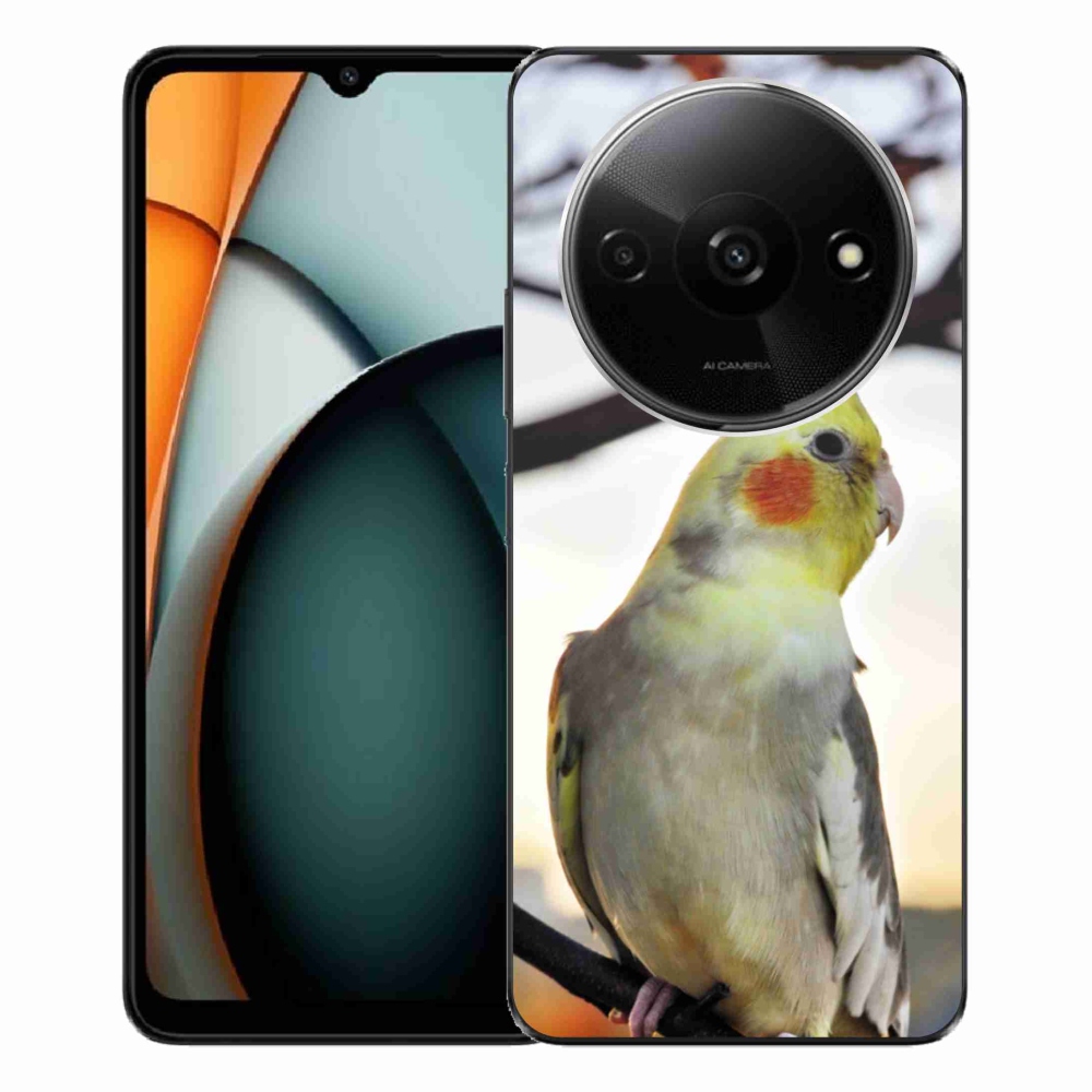 Gelový kryt mmCase na Xiaomi Redmi A3 - papoušek korela