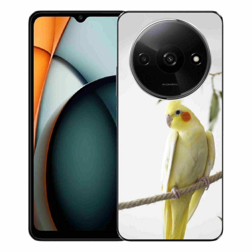 Gelový kryt mmCase na Xiaomi Redmi A3 - papoušek korela chocholatá