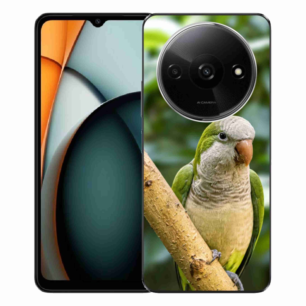 Gelový kryt mmCase na Xiaomi Redmi A3 - papoušek mníšek