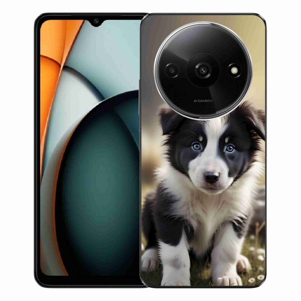 Gelový kryt mmCase na Xiaomi Redmi A3 - roztomilá border kolie