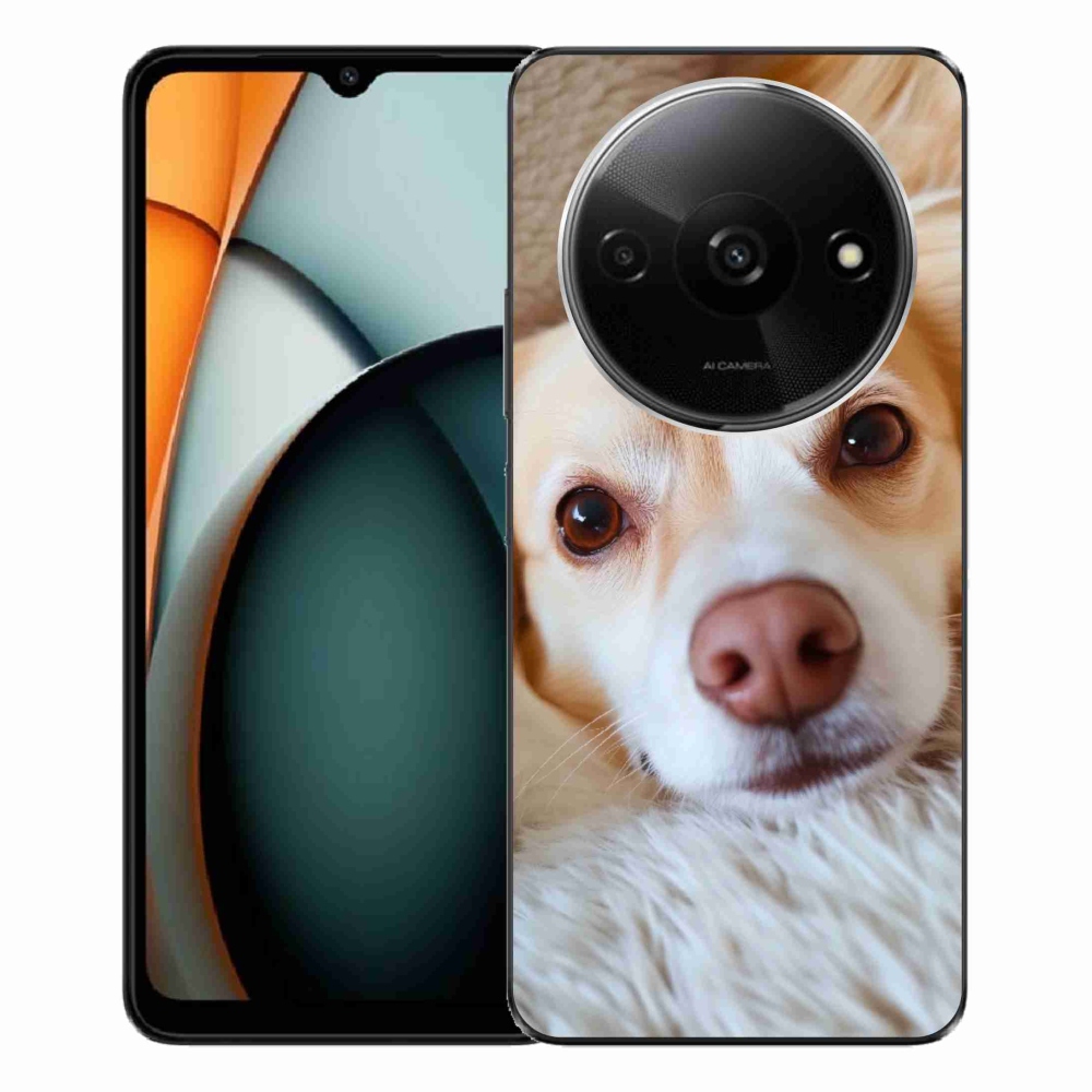 Gelový kryt mmCase na Xiaomi Redmi A3 - Roztomilá čivava
