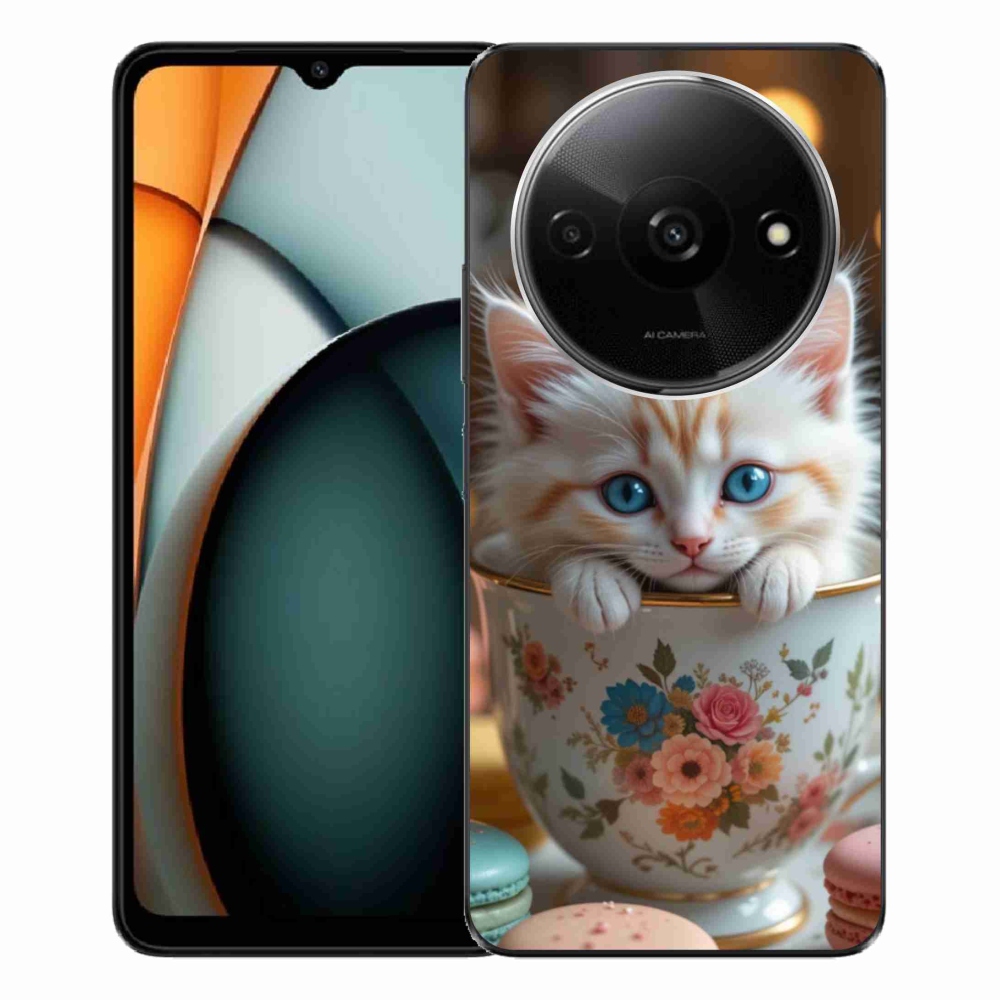 Gelový kryt mmCase na Xiaomi Redmi A3 - roztomilé kotě 6