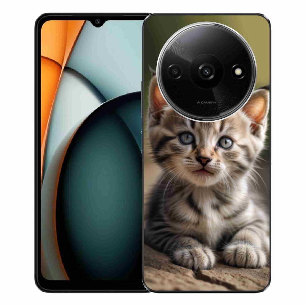Gelový kryt mmCase na Xiaomi Redmi A3 - roztomilé kotě 9