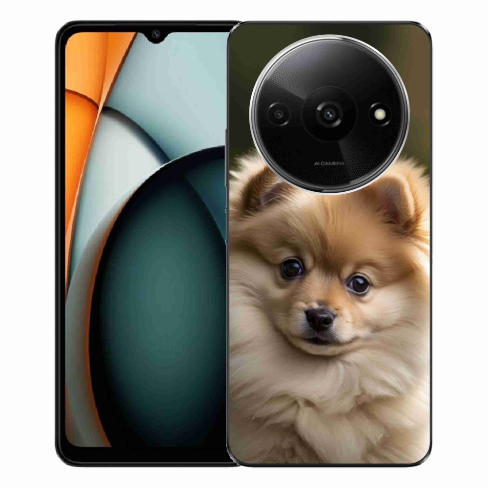 Gelový kryt mmCase na Xiaomi Redmi A3 - roztomilý pomeranian 2