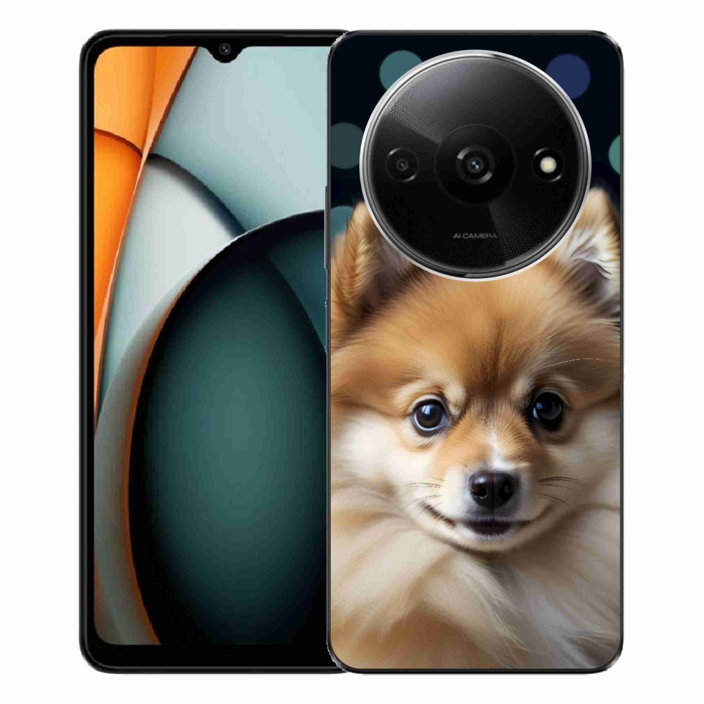 Gelový kryt mmCase na Xiaomi Redmi A3 - roztomilý pomeranian