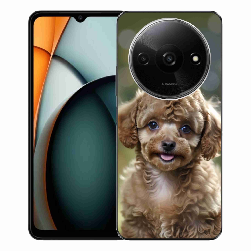 Gelový kryt mmCase na Xiaomi Redmi A3 - roztomilý pudl