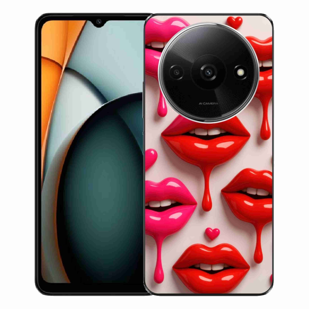 Gelový kryt mmCase na Xiaomi Redmi A3 - rty 2