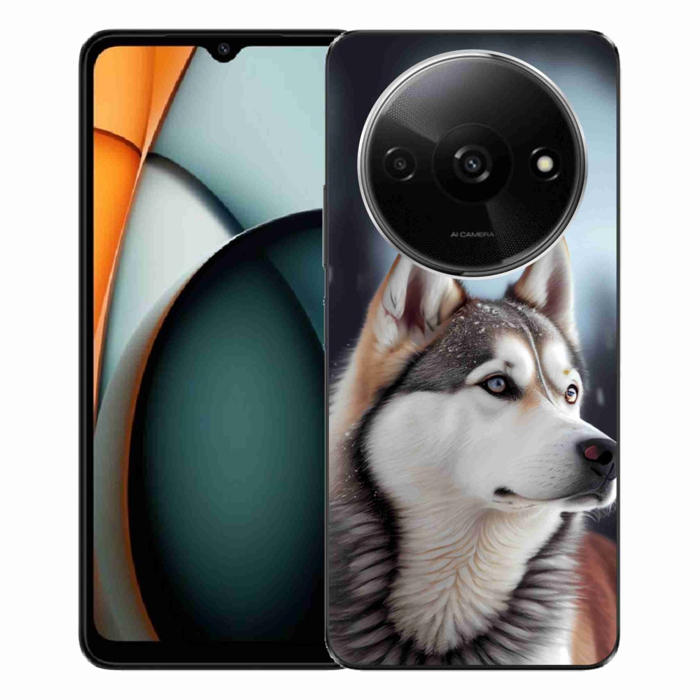 Gelový kryt mmCase na Xiaomi Redmi A3 - sibiřský husky