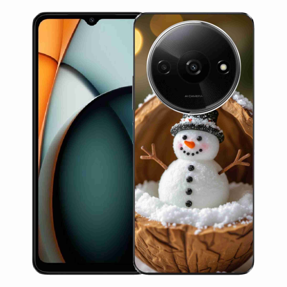Gelový kryt mmCase na Xiaomi Redmi A3 - sněhulák 4