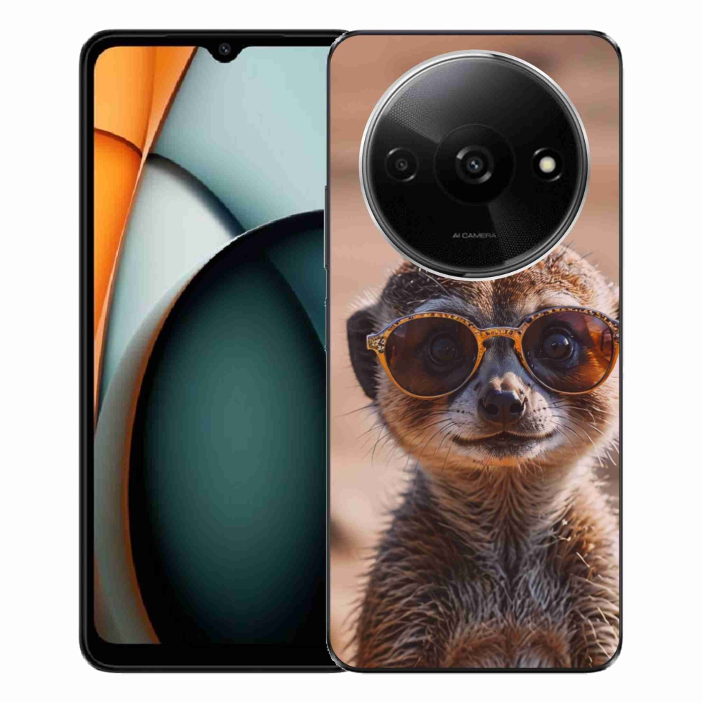 Gelový kryt mmCase na Xiaomi Redmi A3 - stylová surikata